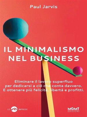 cover image of Il minimalismo nel business